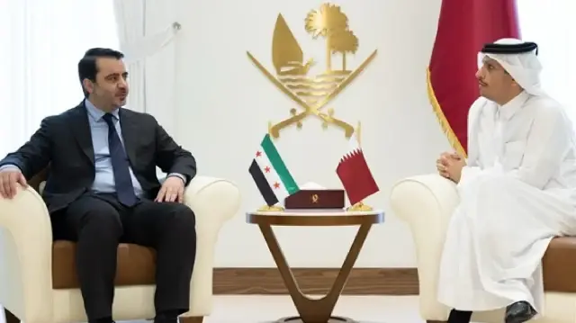 katar disisleri bakani suriyeli mevkidasi seybani ile dohada gorustu 2XHI5IAP