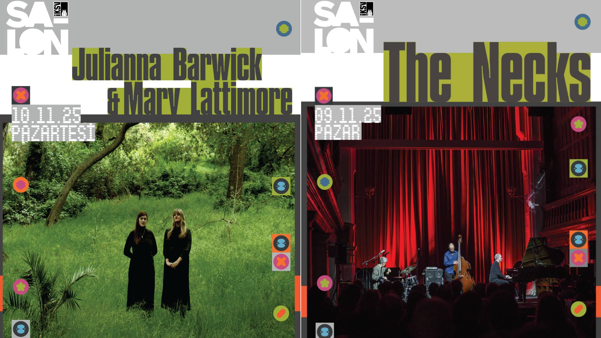 salon iksv ve istanbul bienali isbirligiyle iki ozel konser the necks ve julianna barwick mary lattimore salon iksvde Q1ujnSll.png