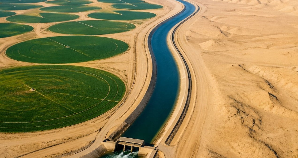 Çöl Alanları Tarım Cennetine Dönüşecek: Günlük 10 Milyon Metreküp Su Elde Edilecek